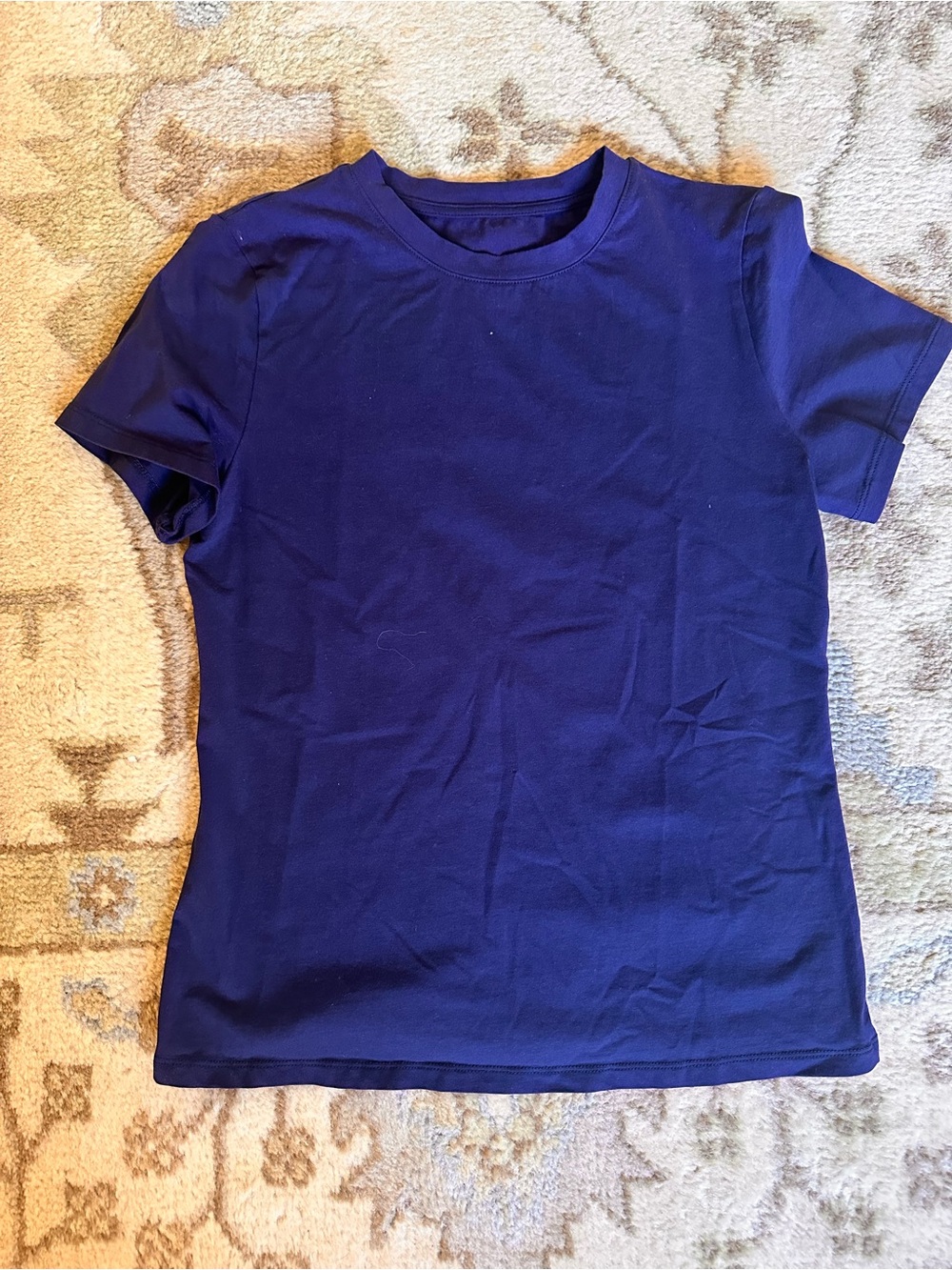a new day Women's Short Sleeve Crew Neck Tee - Navy